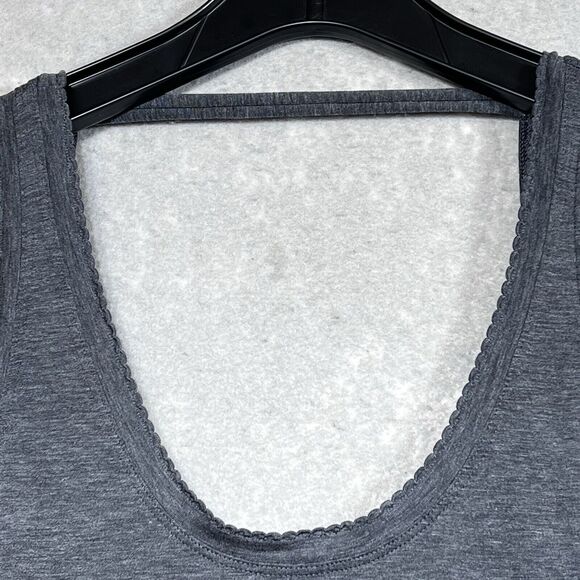 Lululemon Tank Top Womens Size 10 Heather Gray Tied To It Tank Sleeveless - Picture 2 of 10